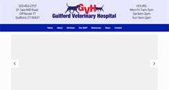 Desktop Screenshot of guilfordvet.com